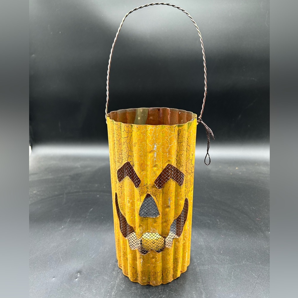 Rustic orange jack o lantern Pumpkin Lantern, Halloween